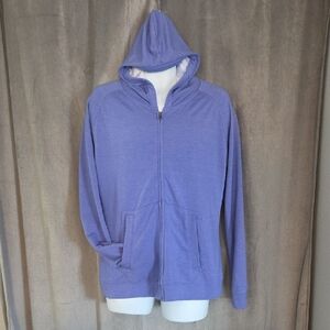 Lavender Size Xl Zip-Up Hoodie for Women